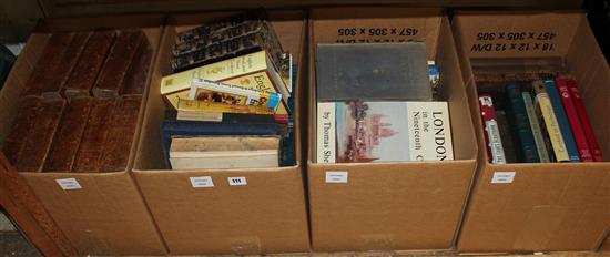 4 boxes of books
